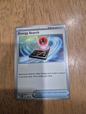 QTY 1 Pokémon Trainer Card Energy Search